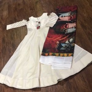 Indian gown NEW shoulder cut sleeve